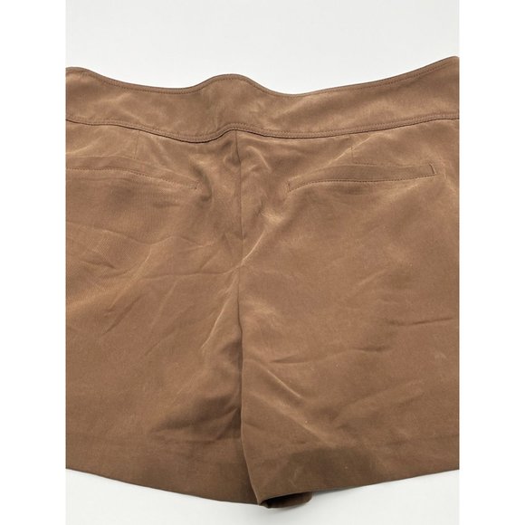 Cache Studded Goldtone Hardware Pocketed Fitted Waist Closure Dress Shorts NWT - Picture 10 of 13